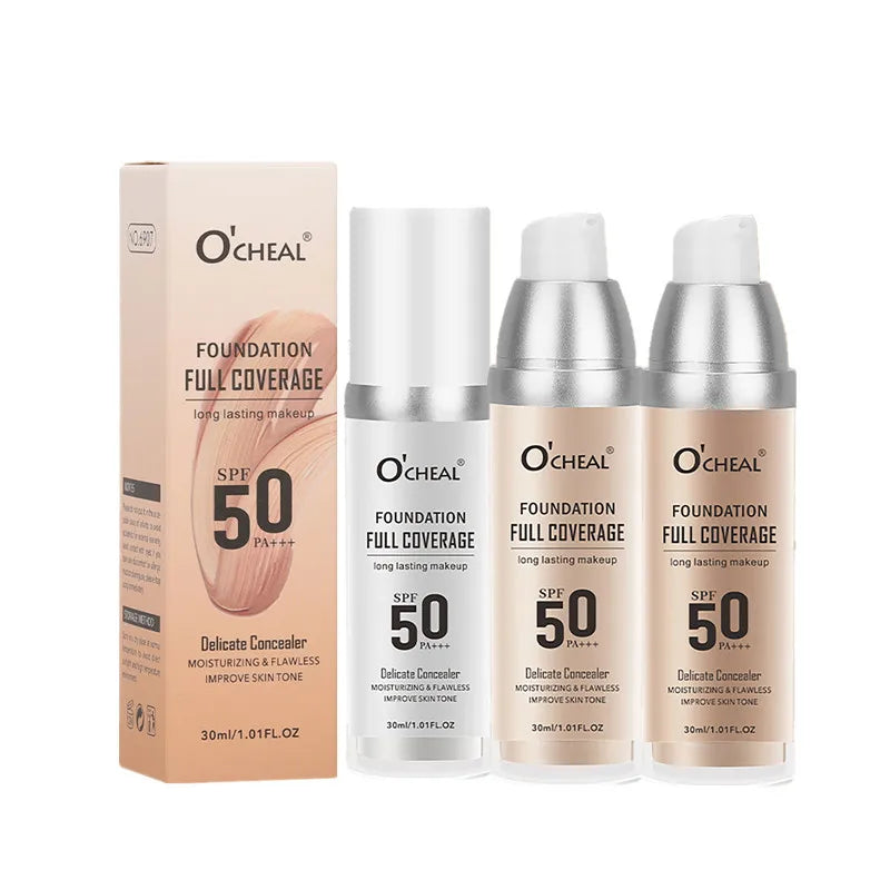 Color Changing Liquid Foundation Concealer Face Base Primer Cosmetics Long-Lasting,Moisturizing BB Cream Base Make-up for women