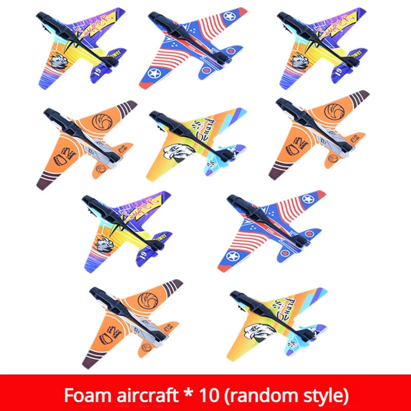Foam Airplane Launcher Toy – Outdoor Flying Fun