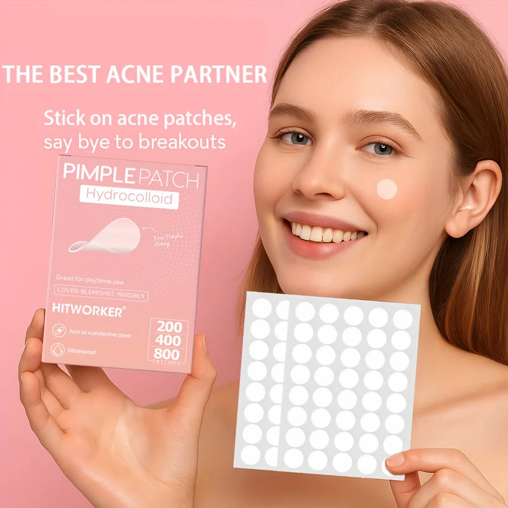 HITWORKER Hydrocolloid Acne Patches – 800PCS