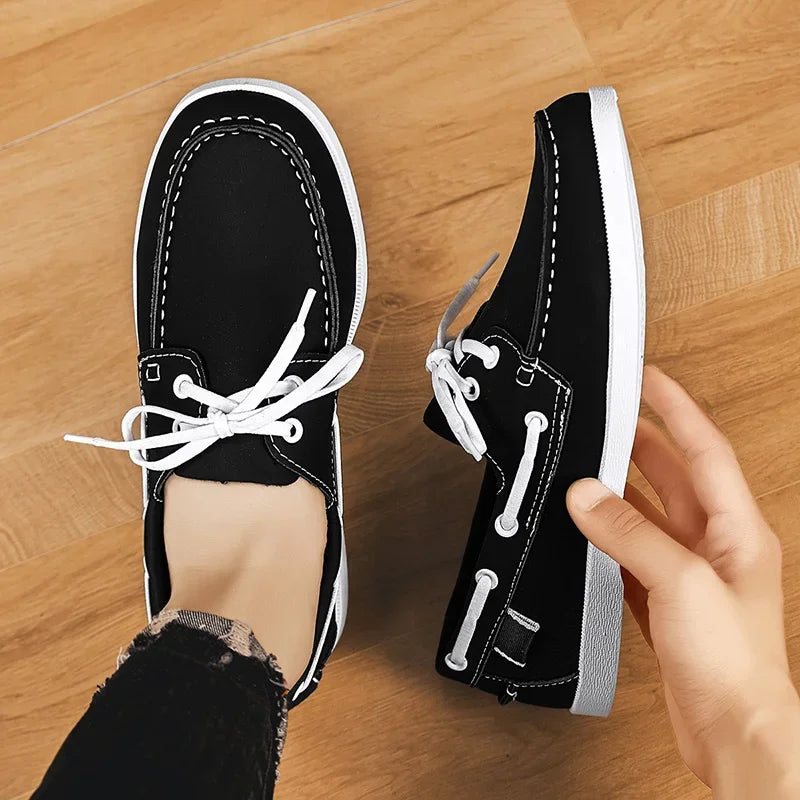 Men’s Doudou Casual Driving Shoes – Retro Large-Size Comfort Style