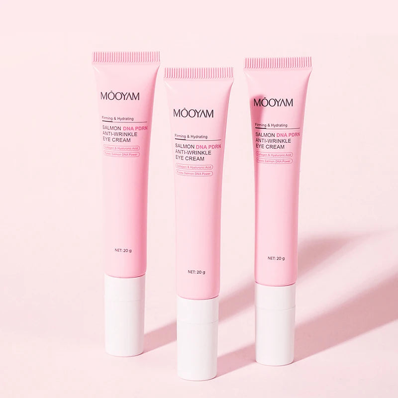 Salmon Pink PDRN Skincare Set Firming Soothing Massage Eye Cream Glow Moisturizing Toner Oil Control Cleansing Gel Facial Wash