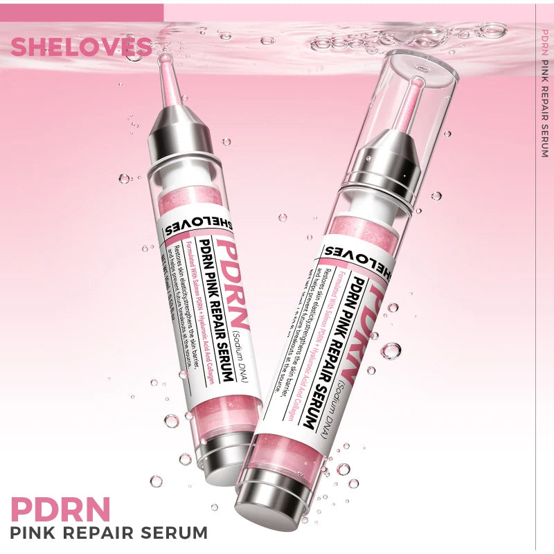 PDRN Salmon Repairing Serum 50ml Hyaluronic Acid Collagen Lifting Firming Hydrating Essence Portable Skin Barrier Care Serum