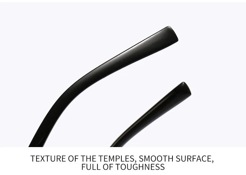 Rimless Rectangle Fashion Sunglasses نظارات شمسية مستطيلة بدون إطار