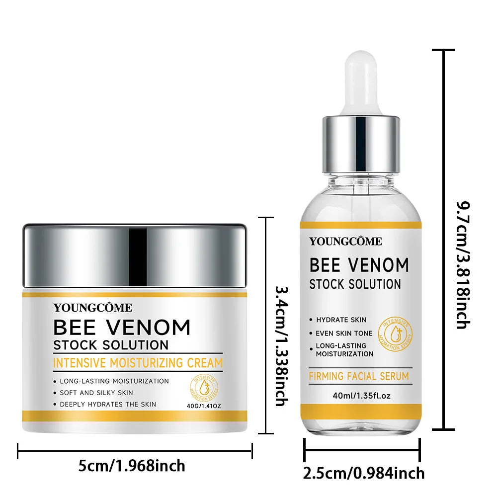 Bee Venom Wrinkles Remover Face Cream Venom Serum Tighten Firming Lifting Anti Aging Moisturizing Whitening Repair Skin Care new