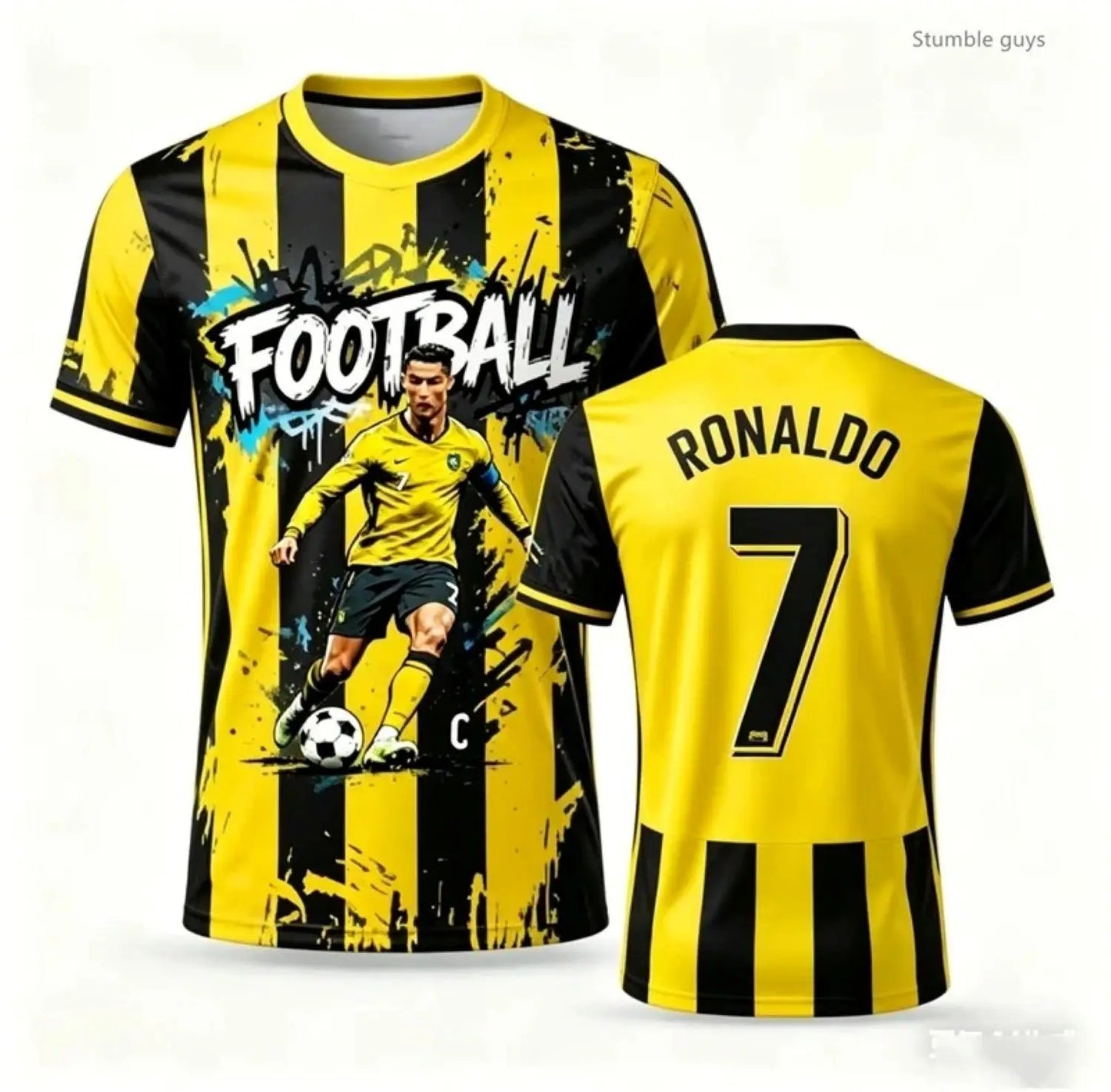 Men s Summer Soccer Jersey Hip Hop Style 7 Jersey Fashionable Plus Size Family Adult Kids Apparel Daily Outdoor Sportswear