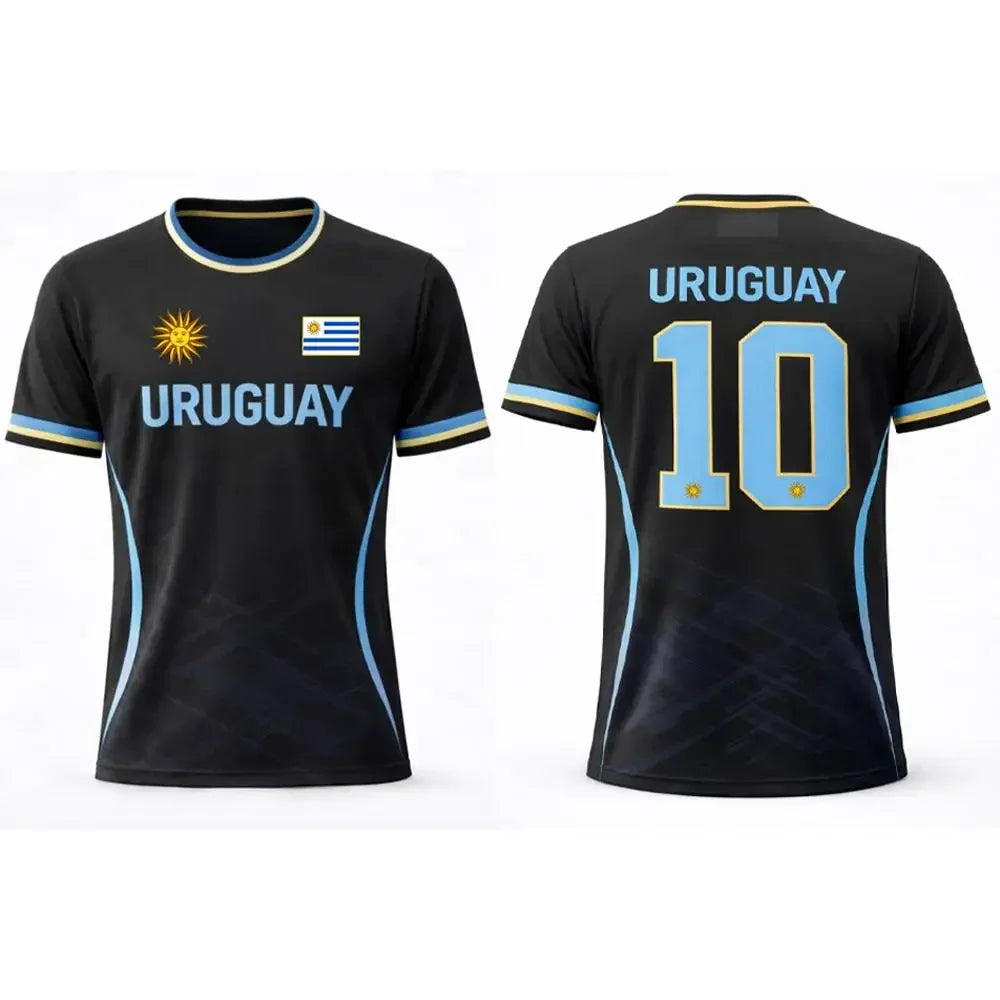 Uruguay Sun Print T-Shirt Unisex Polyester Breathable Comfortable Casual Tee For Summer Daily Streetwear Sports Football Fans
