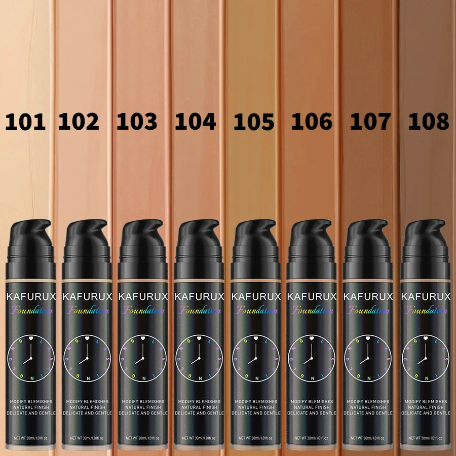 8 colors Liquid Foundation Effective Concealer Waterproof Sweat-resistant Face