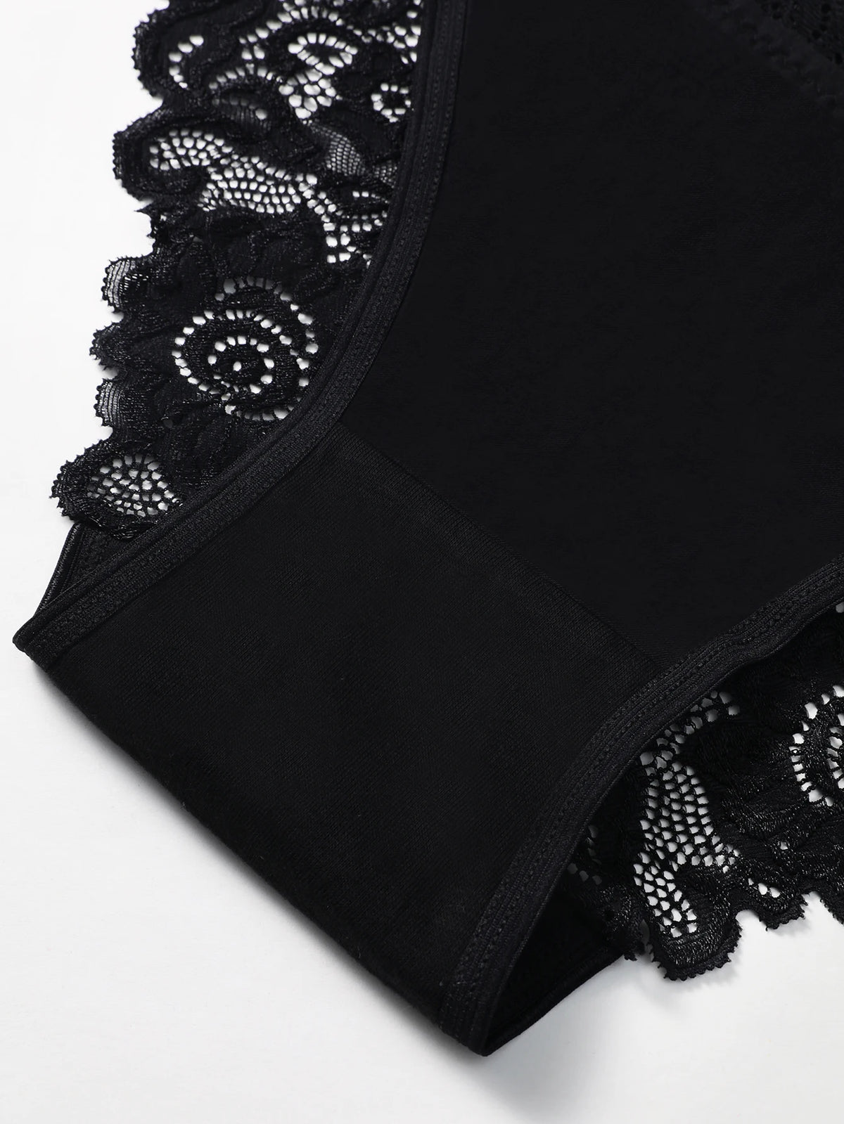 3PCS Women's Panties Sexy Hollow Out Flower Lace Cotton Splicing Briefs Comfort Lingerie Breathable Underpants Daily Wear