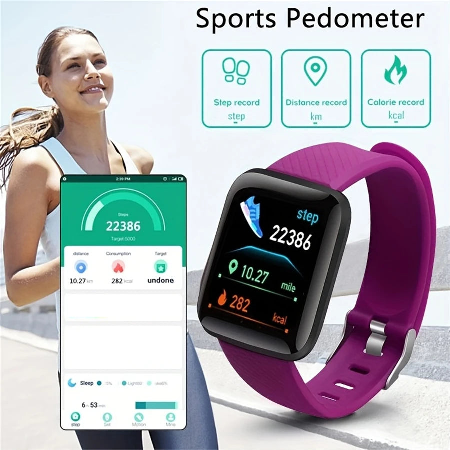 Smartwatch Women Wristwatches Smart Watch Message Fitness Monitor Bracelet Birthday Gift Electronic Clock For Android IOS