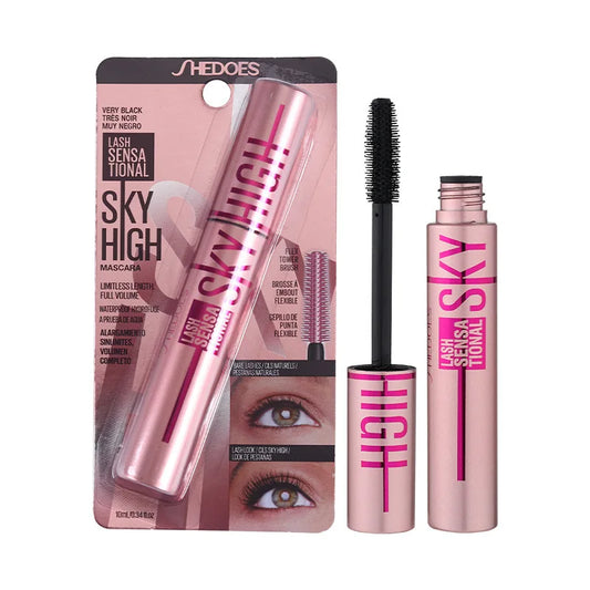 4D Mascara Waterproof Volumizing Curling Lengthening Smudge Proof Long Lasting Flawless Lashes for Women Daily Natural Look