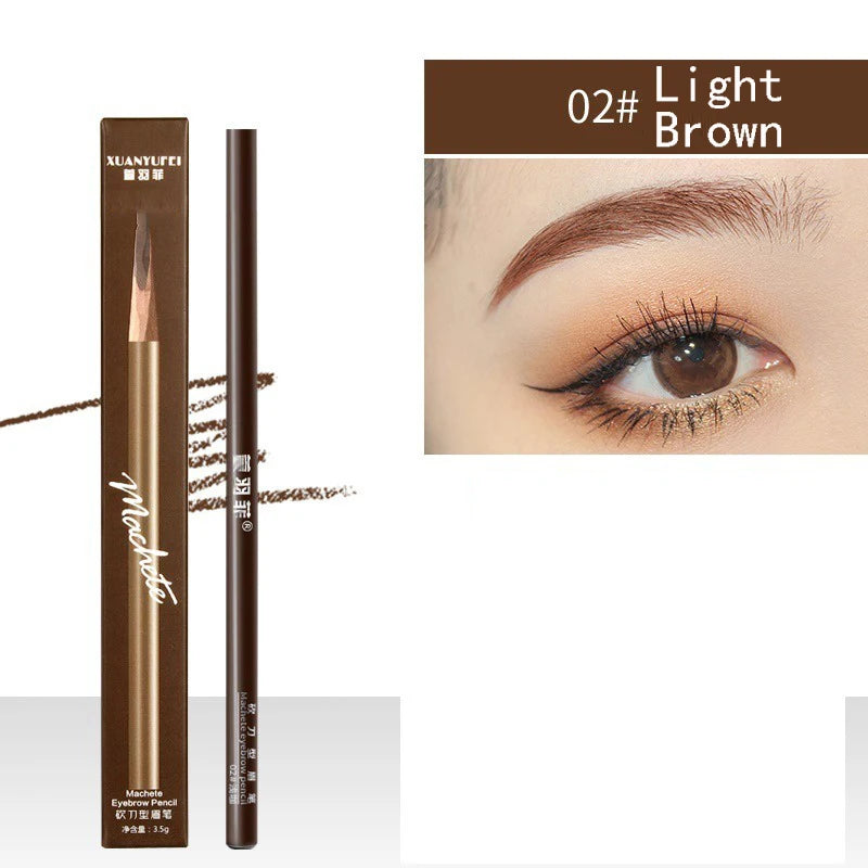 Hard core machete eyebrow pencil, designed for makeup artists, with long-lasting and distinct lines