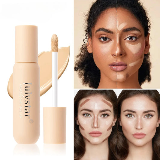 6 Colors Liquid Concealer Full Coverage for Acne Scars Tattoo Body Face Waterproof Long Lasting Easy Blend Korean Make Up