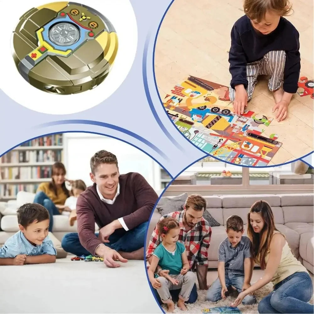 360° Rotating Deformation Robot Fingertip Gyro Toy