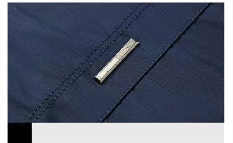 Men’s Business Casual Jacket – SFABL Zipper Outerwear for Spring & Autumn