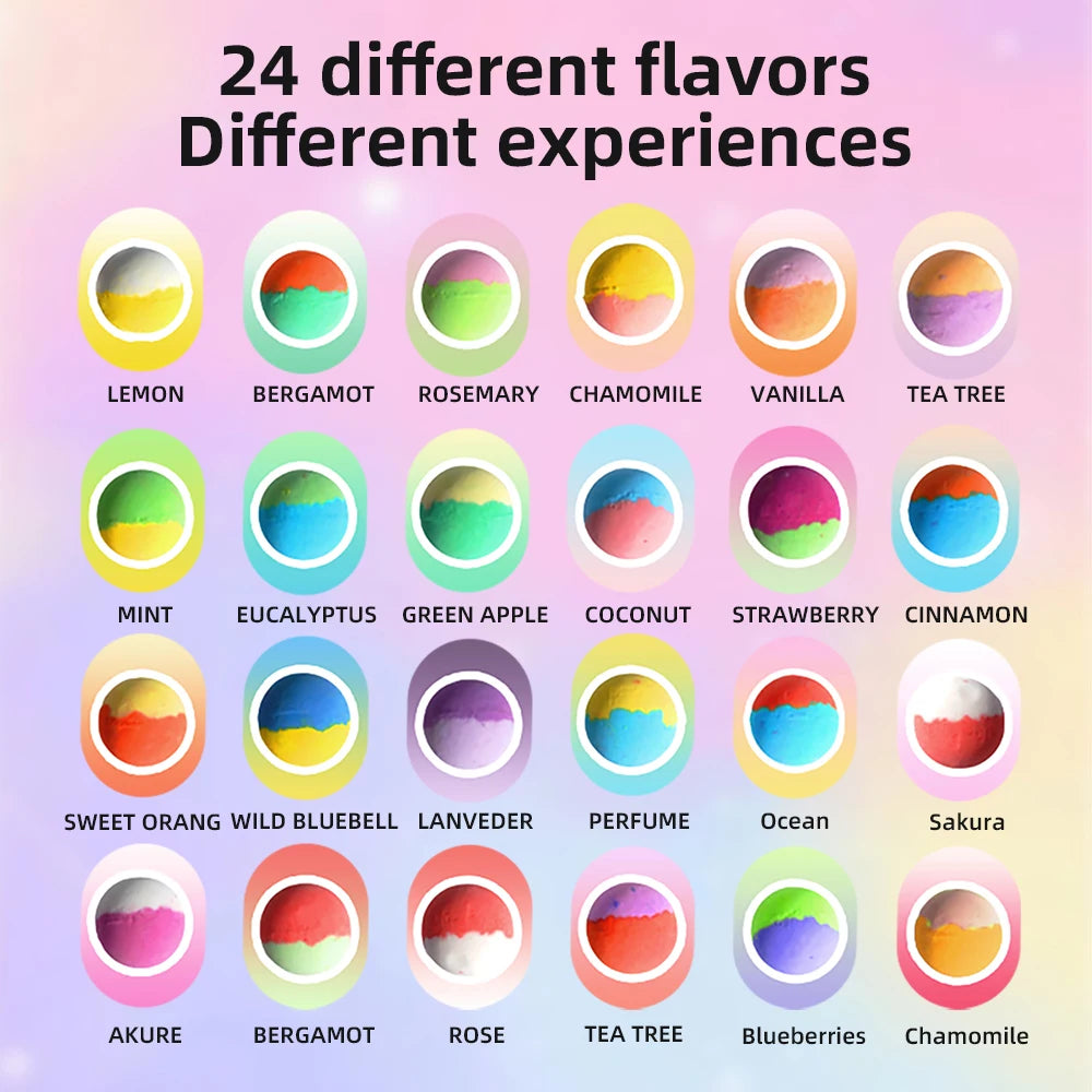 Kids Bath Bombs Surprise Set – 24 PCS