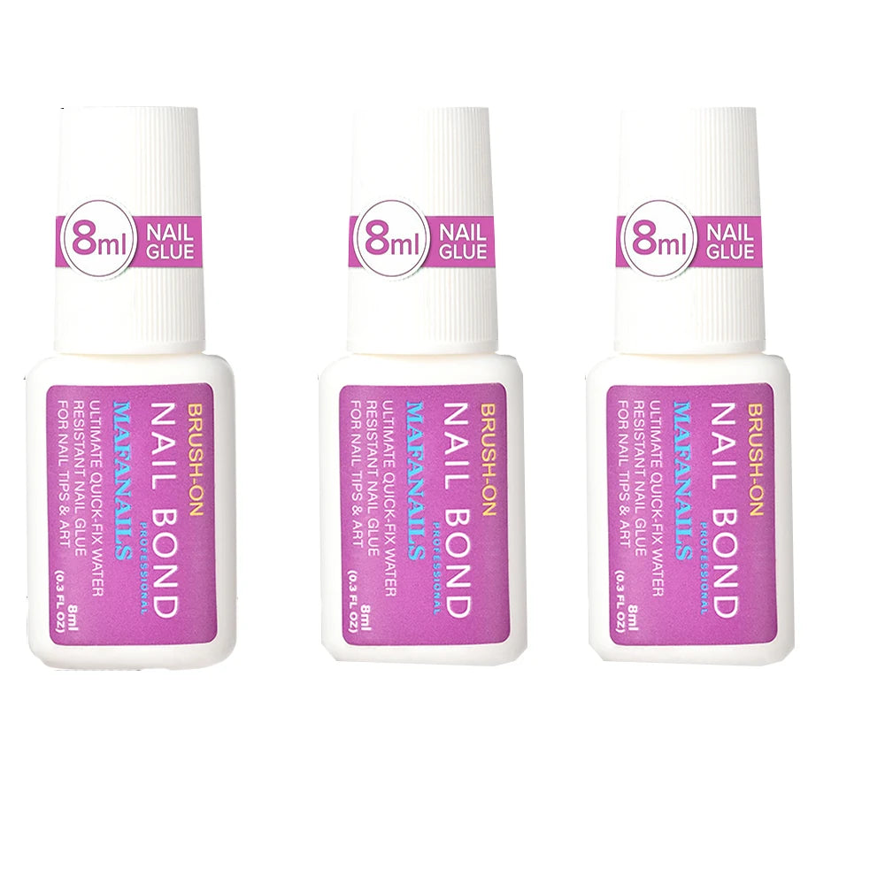 8ml Fast Dry Nail Glue with Brush غراء أظافر سريع الجفاف مع فرشاة – 8 مل