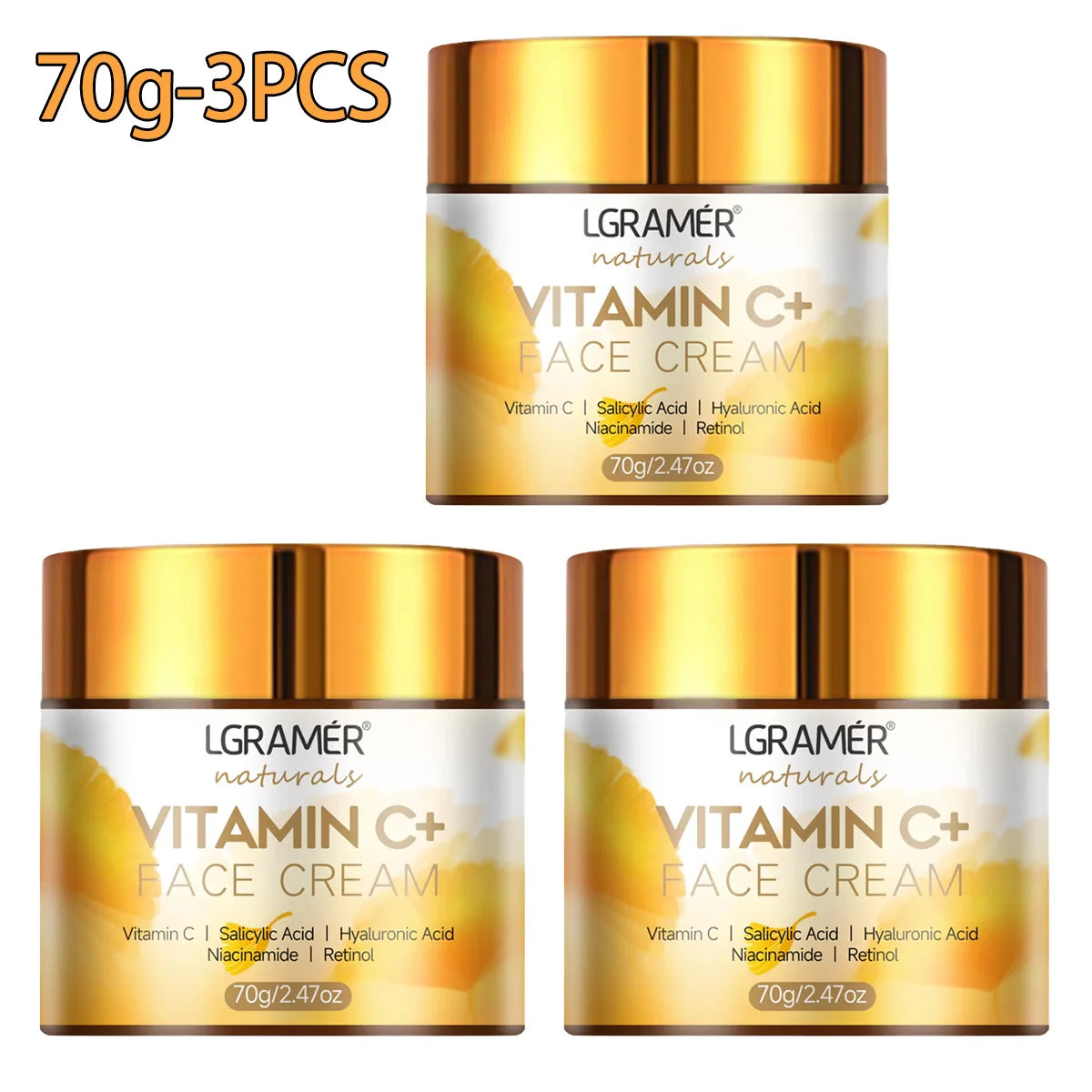 Vitamin C & Retinol Face Cream – Brightening & Firming Skincare