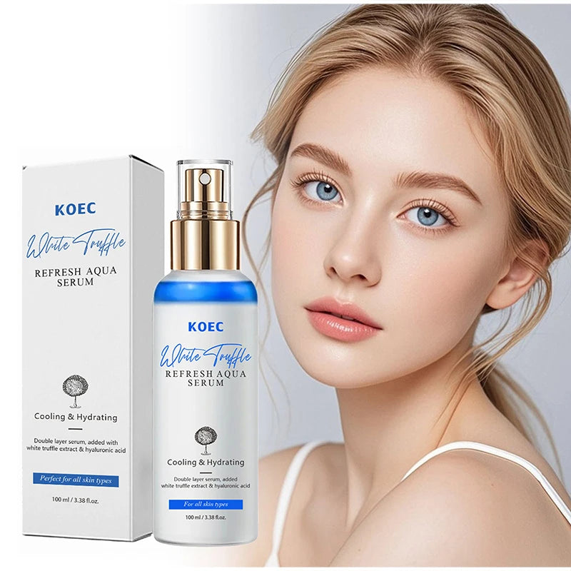 Natural White Truffle Extract Serum Spray 100ml Refreshing Niacinamide Panthenol Hydrating Moisturizing Pre Makeup Essence Mist