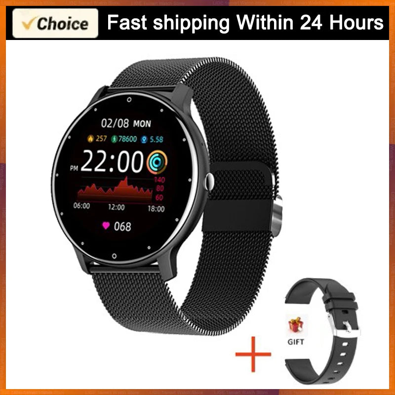 LIGE Waterproof Smart Watch for Women & Men – Bluetooth Call & Fitness Tracker