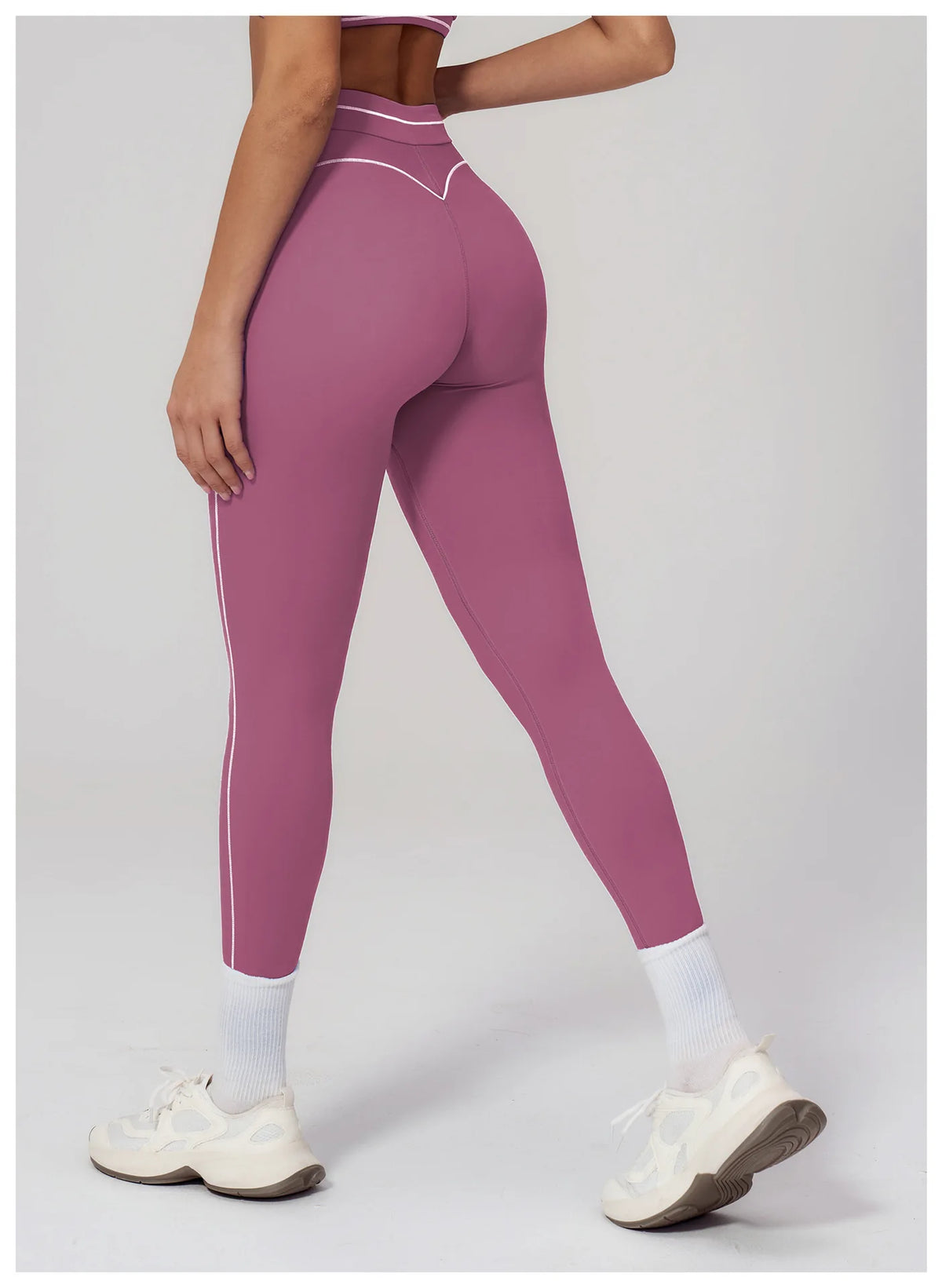 Rooftrellen 1PC Woman High Waisted Fitness Yoga Pants Summer Gym Running Sports Push Up Quick Drying Color Blocking Yoga Pants