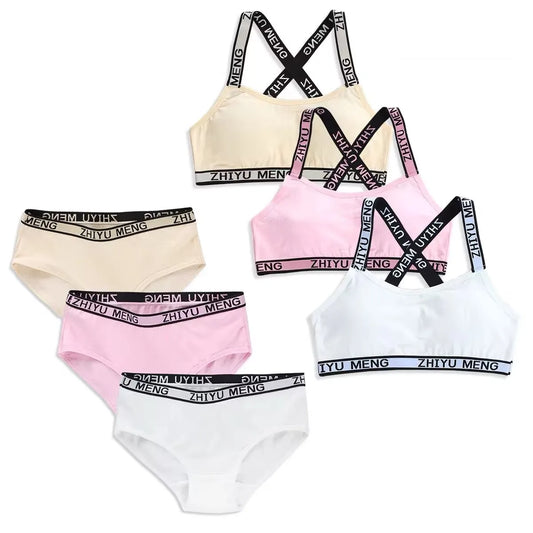 Comfortable Girls Cotton Training Bra for Girls Brand Underwear for Girls Cute Girl's Bra 8-14Years