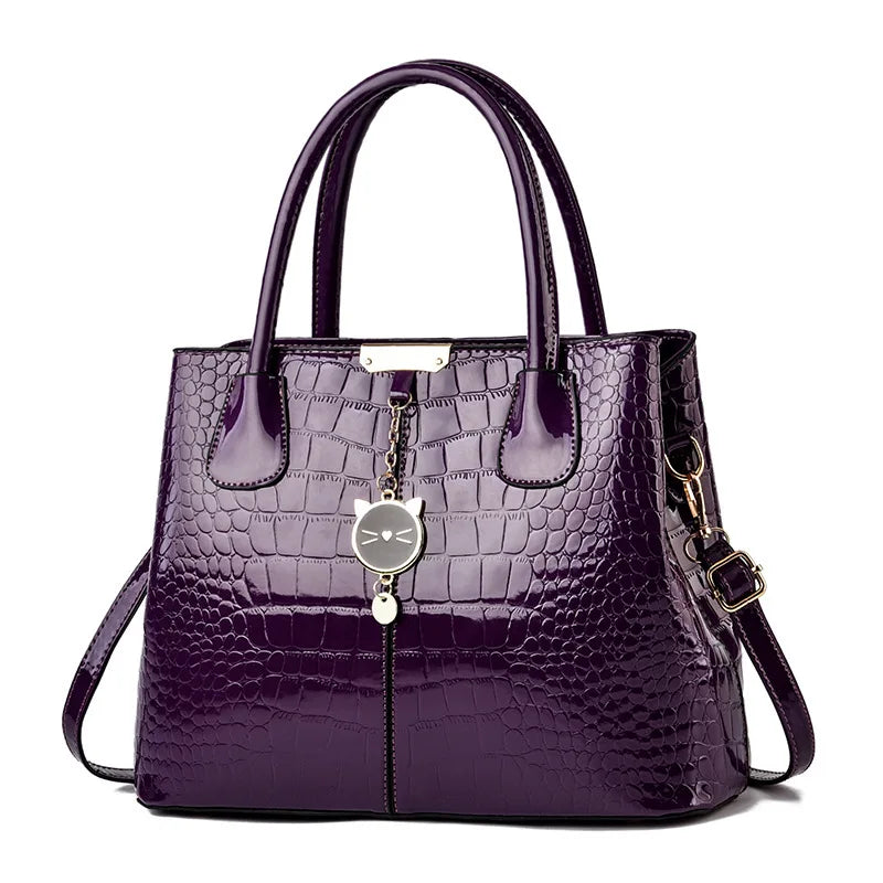 Luxury Designer Shoulder Crossbody Bags for Women Fashion High Quality Bright Leather Ladies Purses and Handbags Wallets Ssc
