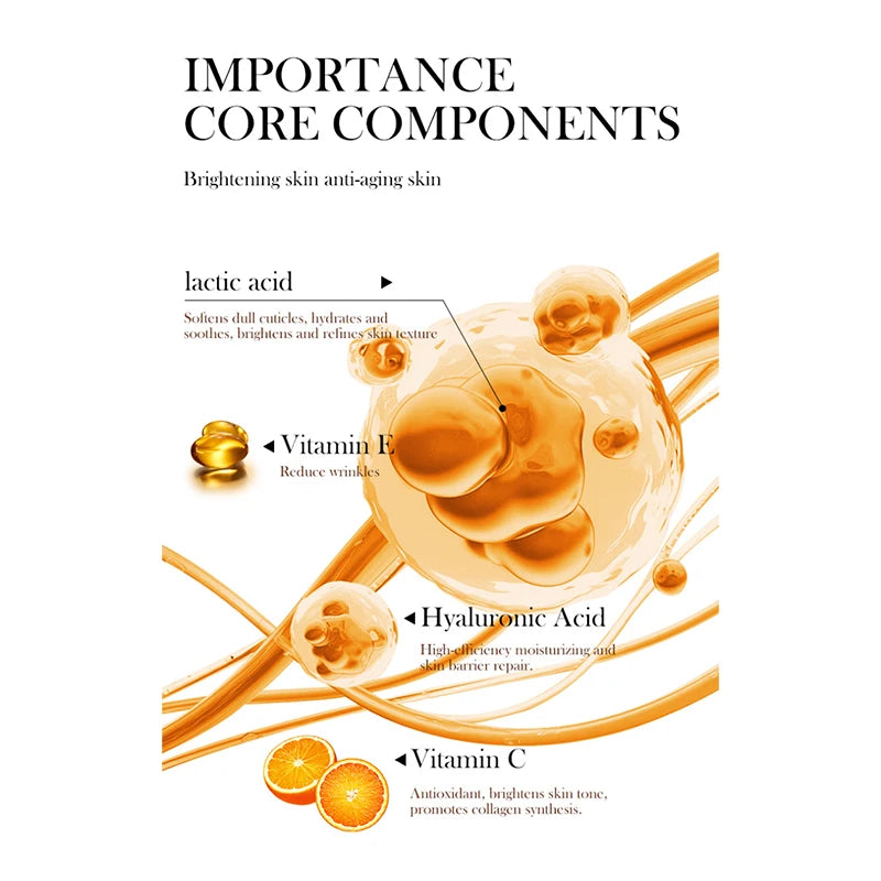 Revitalizing Facial Care Cream Lasting Moisturizing Face Cream Contain Aha Fruit Acids, Turmeric Hydration Firming Face Cream
