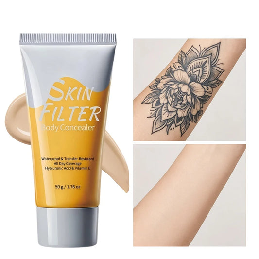Waterproof Body Concealer 50g Flawless Spots Tattoo Coverage Long-lasting And Smudge-proof Makeup Face Body Concealer