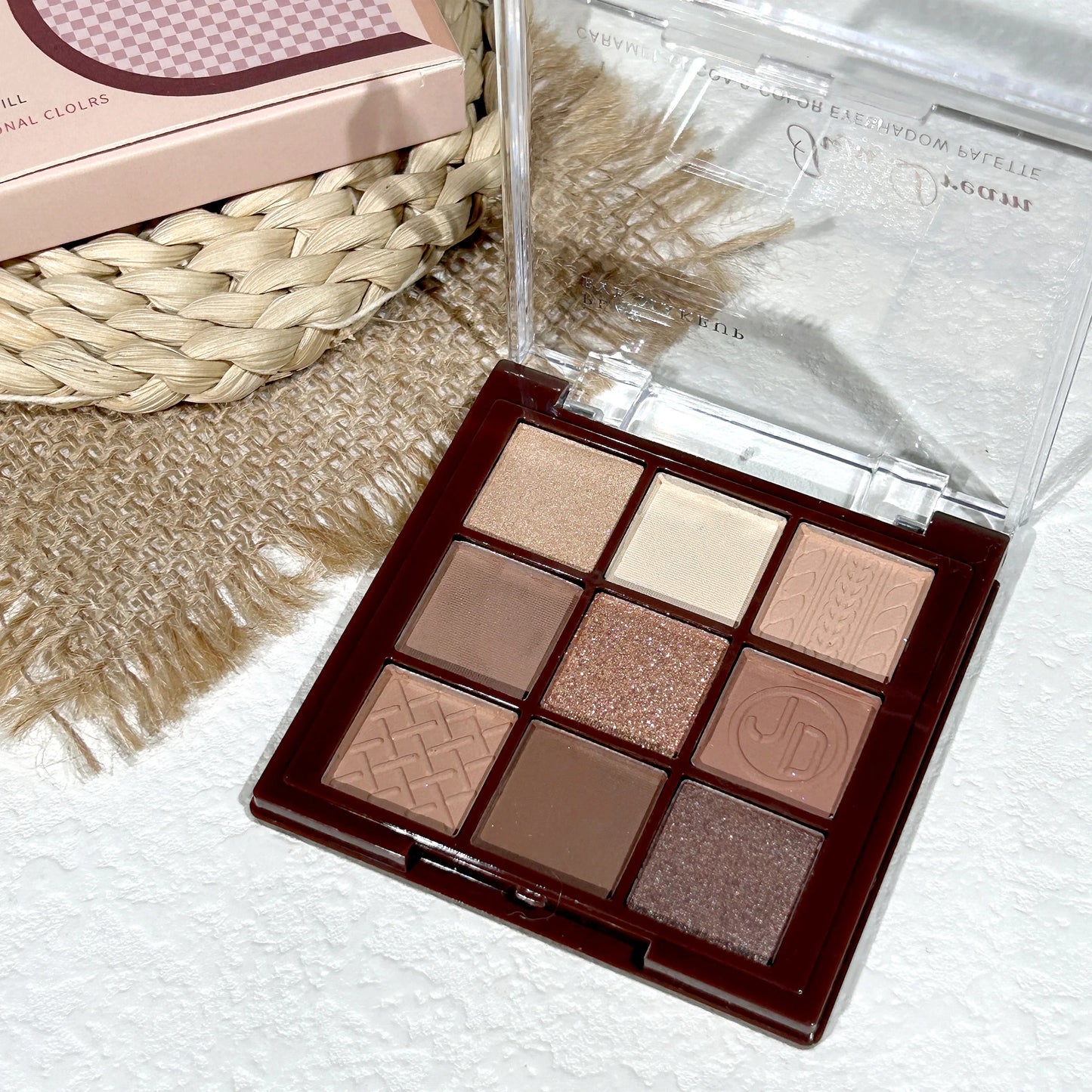 Chocolate Warm Brown Earth Eyeshadow Palette – 9 Shades
