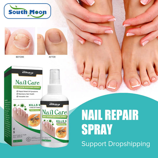 South Moon Nail Treatment Spray Onychomycosis Hand Foot Removal Repair Paronychia Strong Bright Nail Soft Nail Fungus Solution