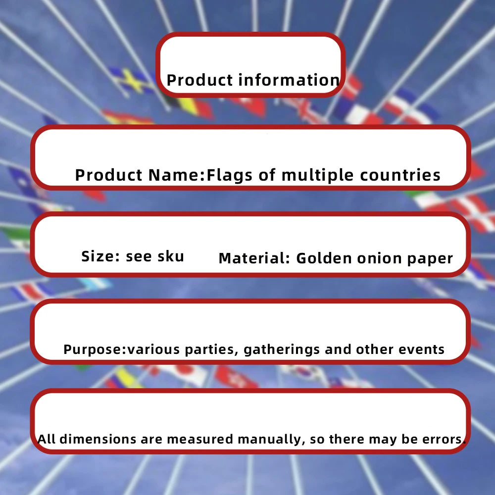2026 World Football Festival National Flag Headband