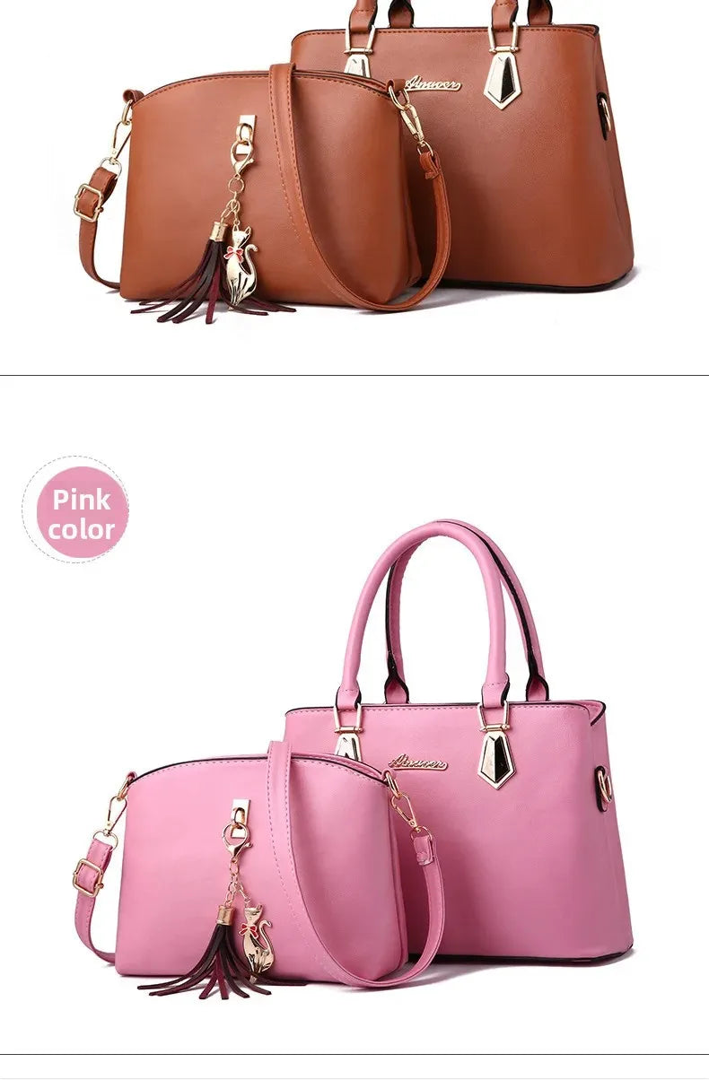 New Fashionable Mother-Daughter Large Capacity Handheld Shoulder Bag