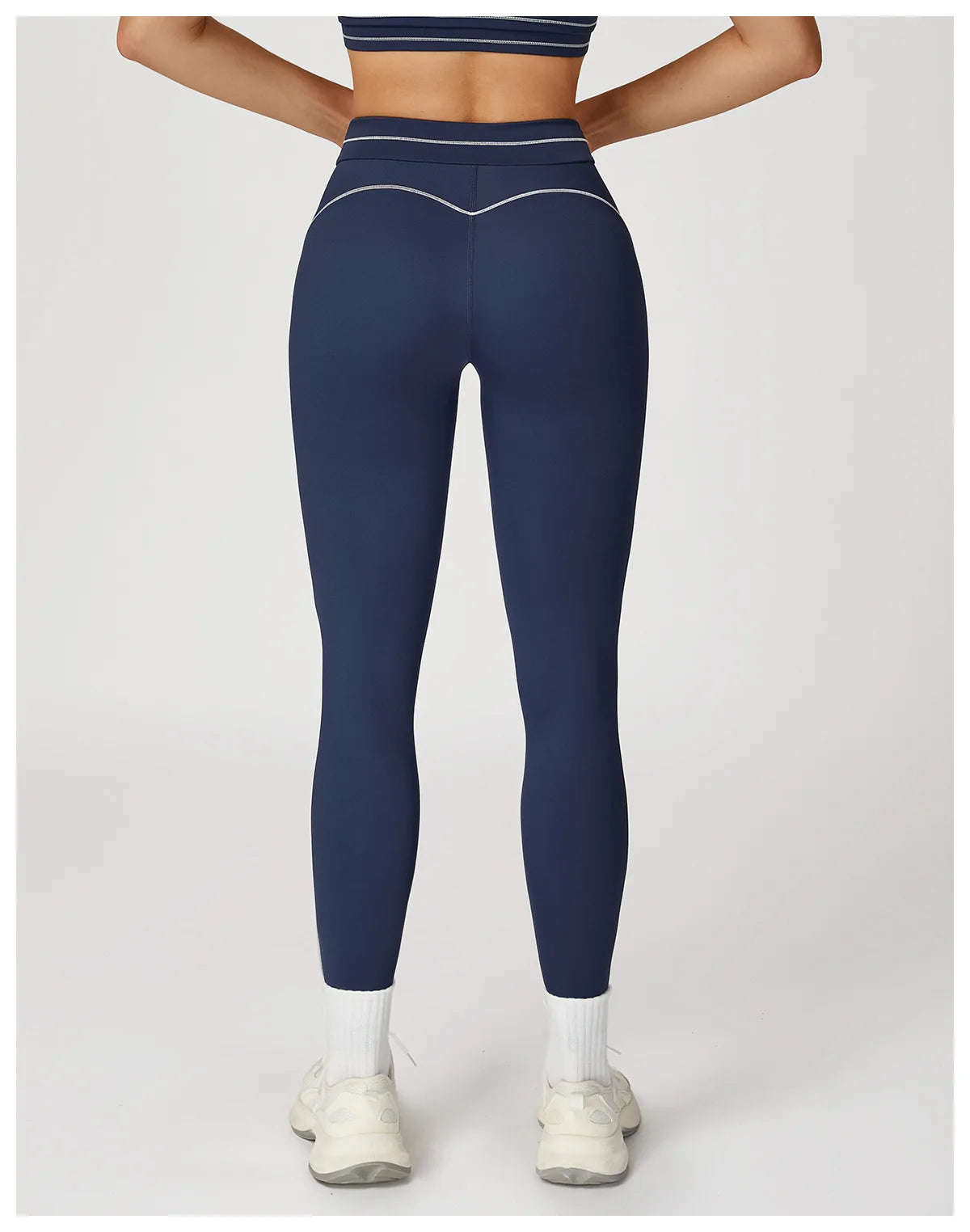 Rooftrellen 1PC Woman High Waisted Fitness Yoga Pants Summer Gym Running Sports Push Up Quick Drying Color Blocking Yoga Pants