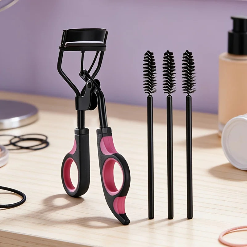 1/4pcs Woman Eyelash Curler with Comb Tweezers for False Eyelashes Cosmetic Clip Lash Curler Lash Lift Beauty
