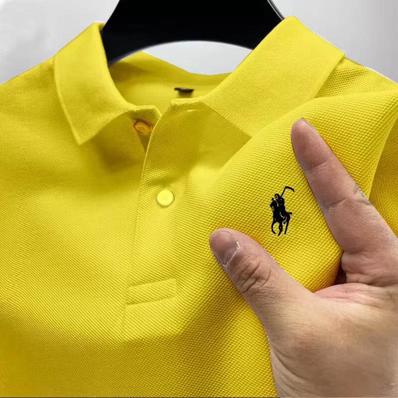 2026 Men’s Luxury Summer Polo T-Shirt – Casual Business Style