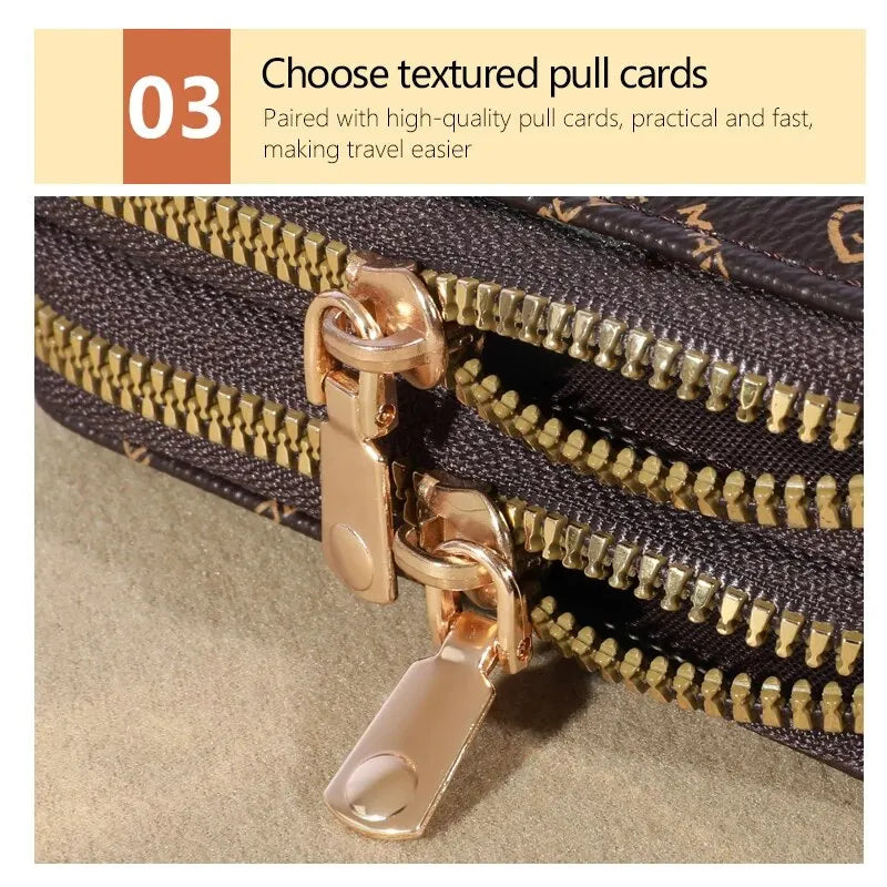 Womens Credit Card Wallet, Large Capacity Multi Card Case Wallet With ID Window, Zipper Card Cases Holder