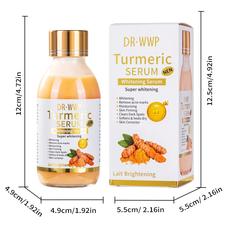 Vitamin C Facial Serum Deeply Moisturizes, Lightens, And Hydrates Turmeric Facial Care Serum Soothing And Revitalizing Essence