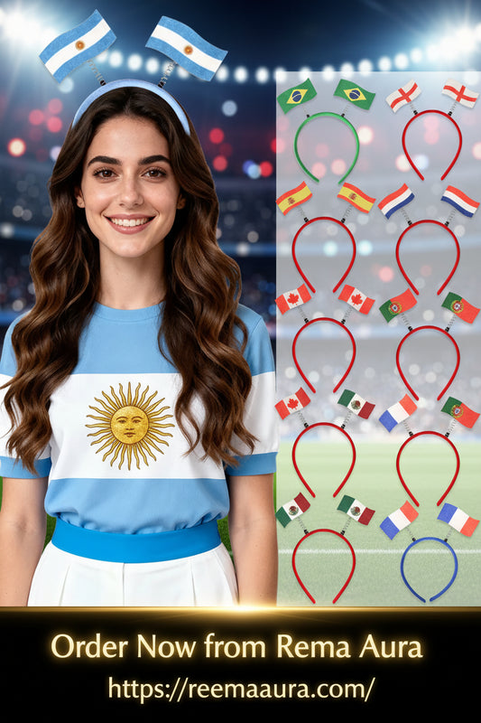 2026 World Football Festival National Flag Headband