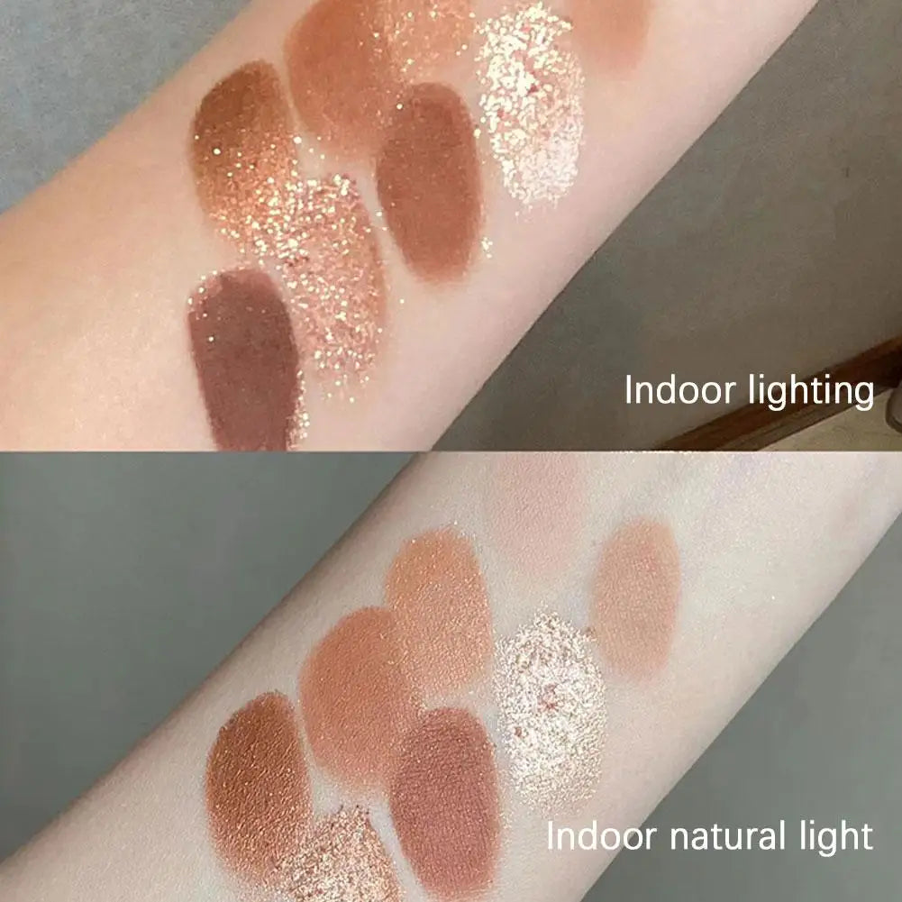 9 Colors Eyeshadow Palette Sweet Cool Girls Punk Smokey Black Grey Eye Shadow Palette Matte Eye Contouring Eye Makeup