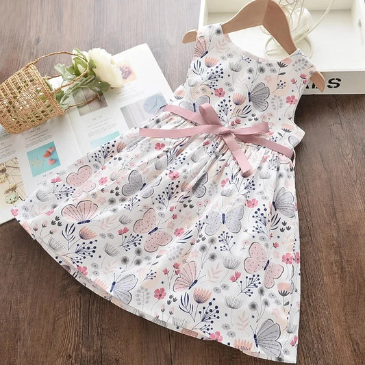 Melario Bow Girl Princess Dress New Summer Kid Girls Dress