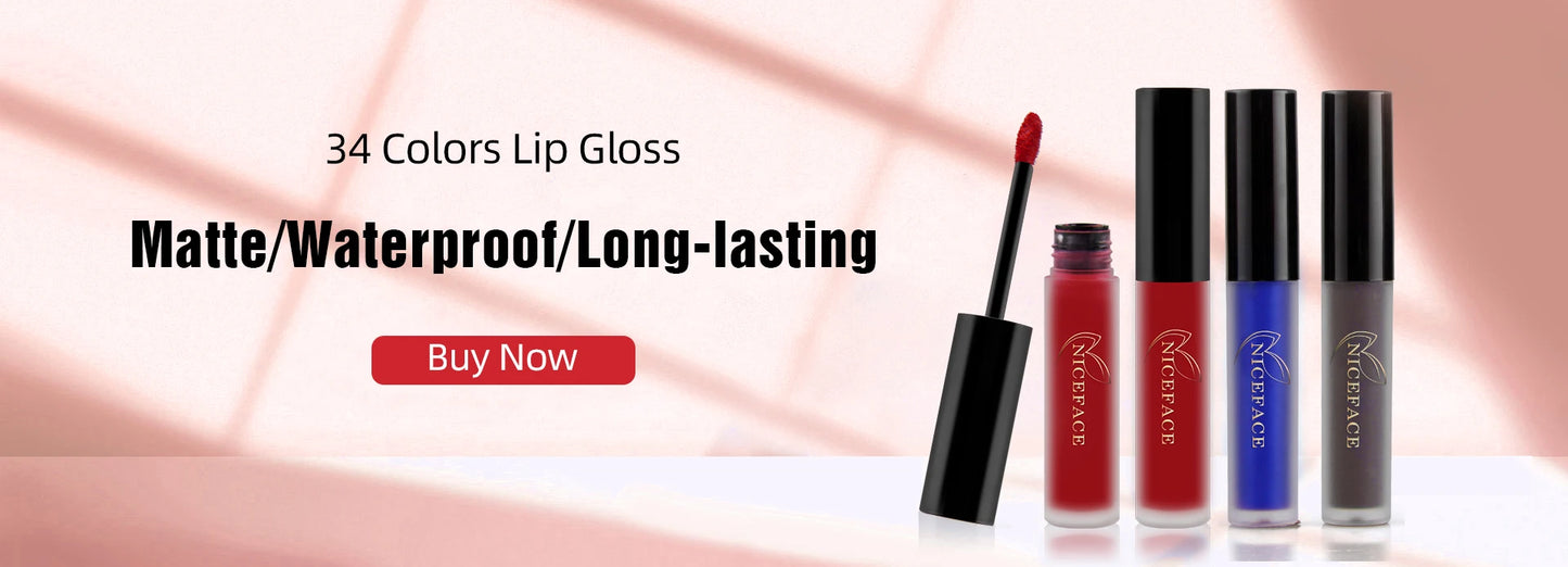 Hot Velvet Matte Nude Lip Gloss Sexy Long Lasting Non-stick Cup Nude Red Liquid Lipstick Waterproof Make-up for Women Cosmetic