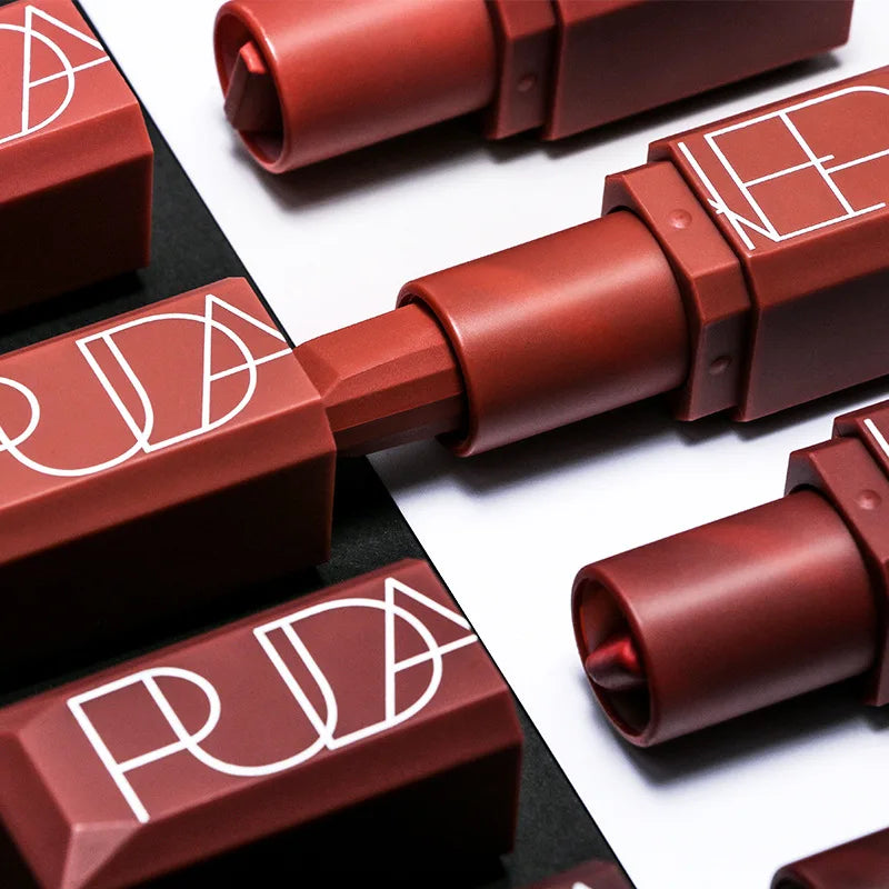 5 Colors Nude Matte Lipstick - Waterproof, Long Lasting, Non-Stick, Easy to Apply, Valentine's Day Gift