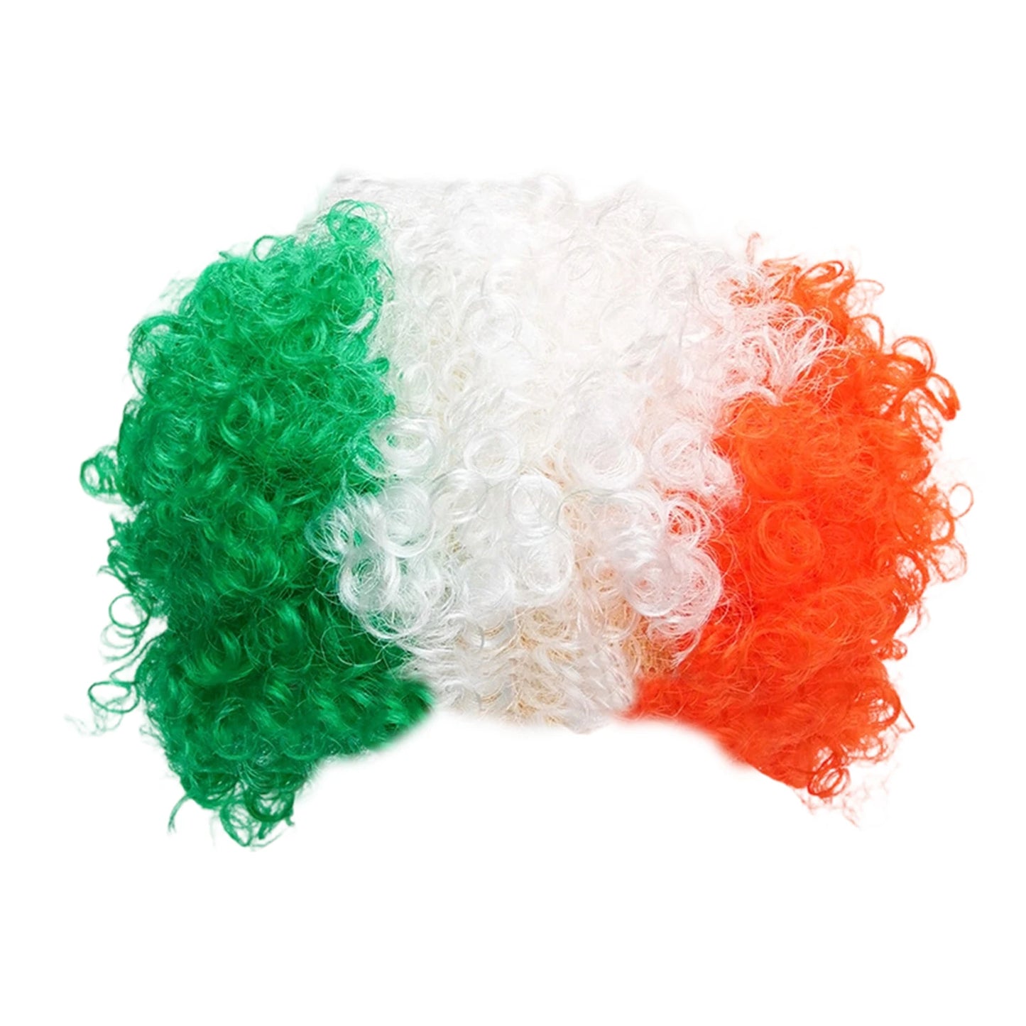Football Fan Flag Color Explosion Wig -باروكة مشجعي كرة القدم الملونة