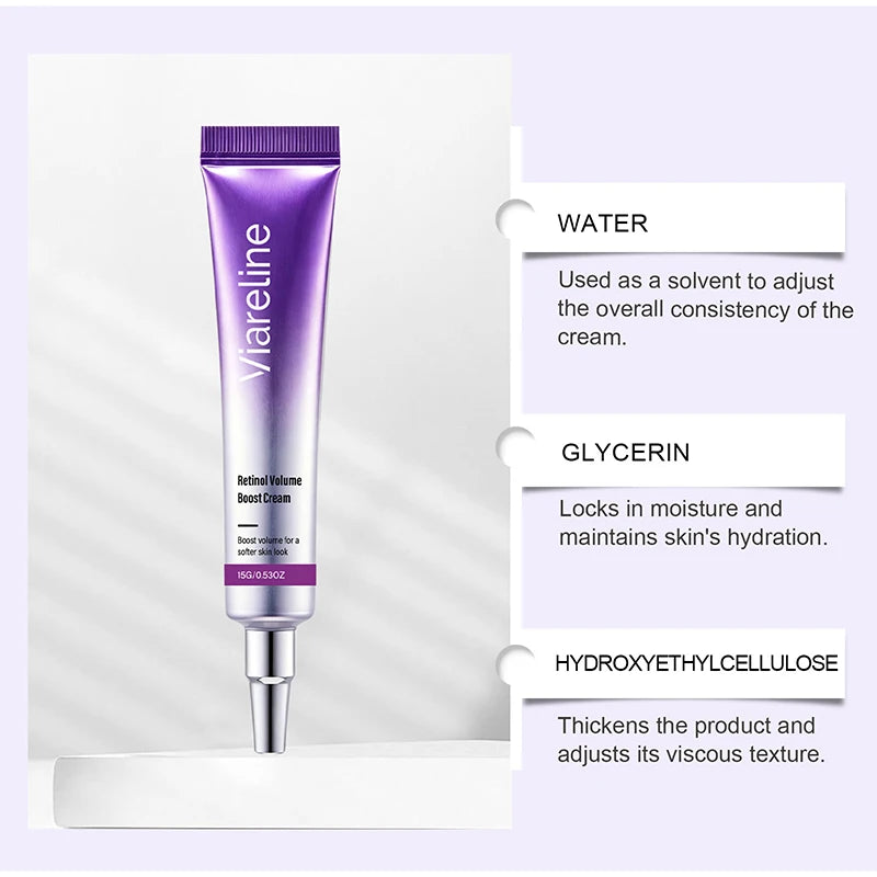 Retinol Facial Serum Cream Moisturize Nourish And Soften Skin Improve Skin Texture Gentle Radiant Skin Daily Skin Care Cream