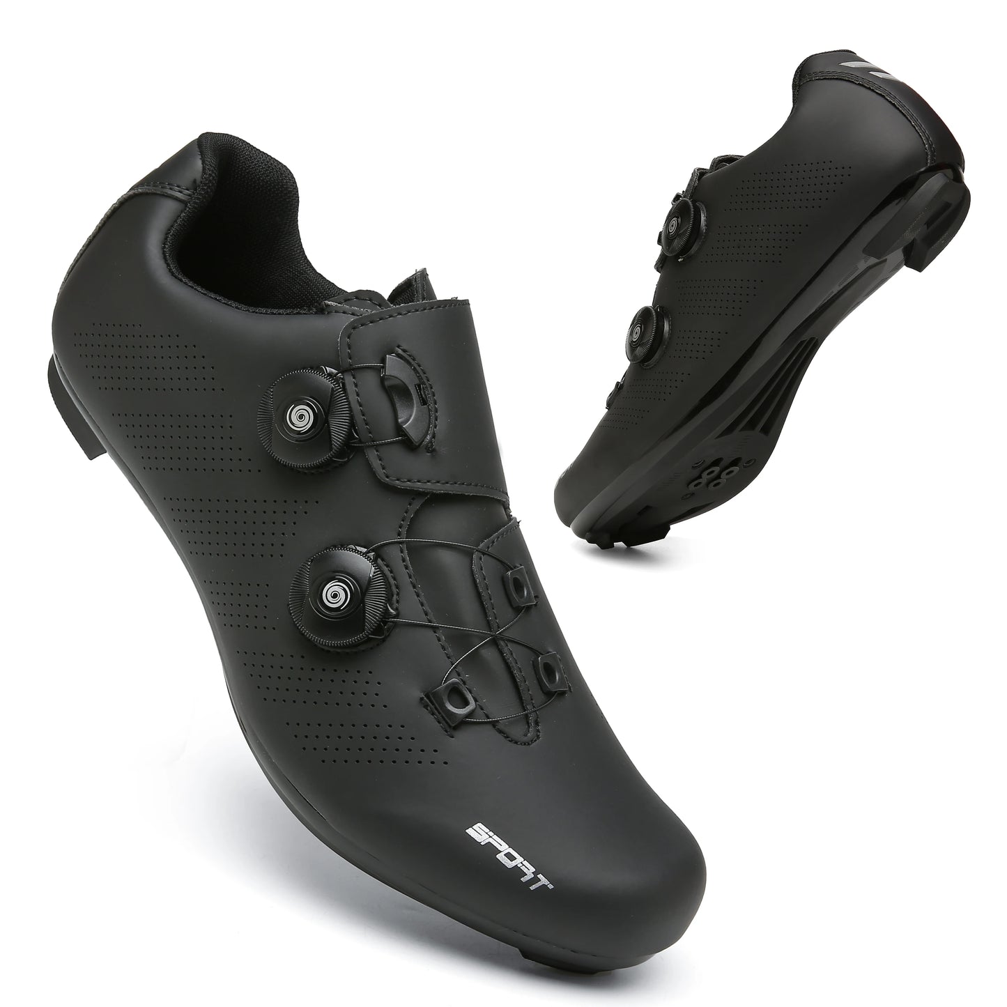 LiXingMing Road Bike Cycling Shoes Men Classic Self-Locking Releases Racing Spd Bicycle Sneakers Cleats Women Mtb Cycling Shoes