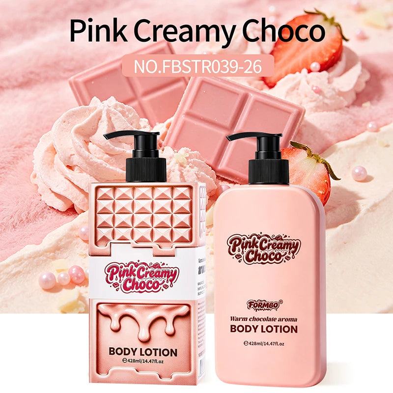 Cream Chocolate Fragrance Body Lotion Moisturize Smooth The Skin Non Greasy Long Lasting Fragrance Body Lotion Winter Body Care