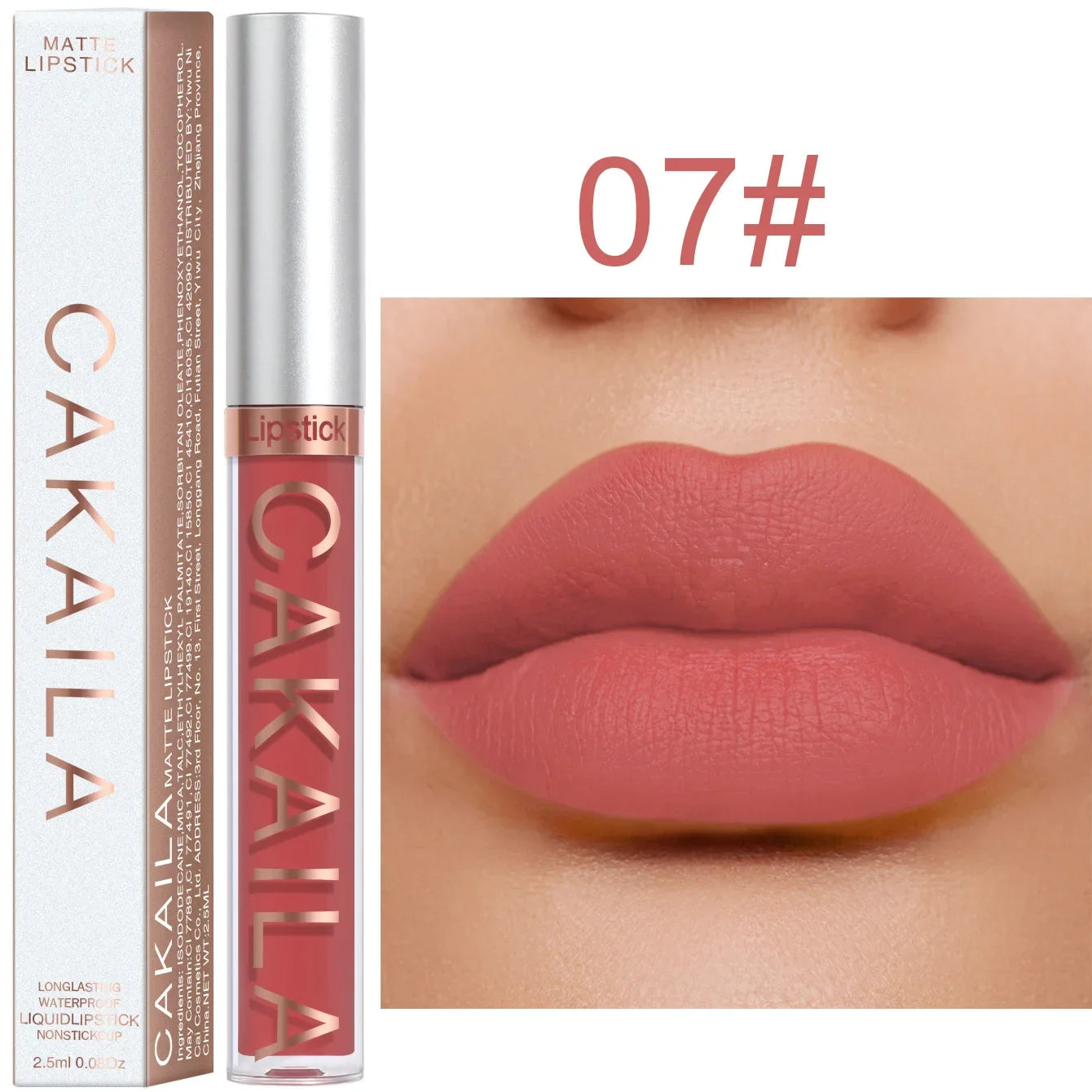 Sexy Long Lasting Velvet Matte Lip Gloss Liquid Lipstick Lip Makeup Women Beauty Red Nonstick Cup Waterproof Lip Gloss