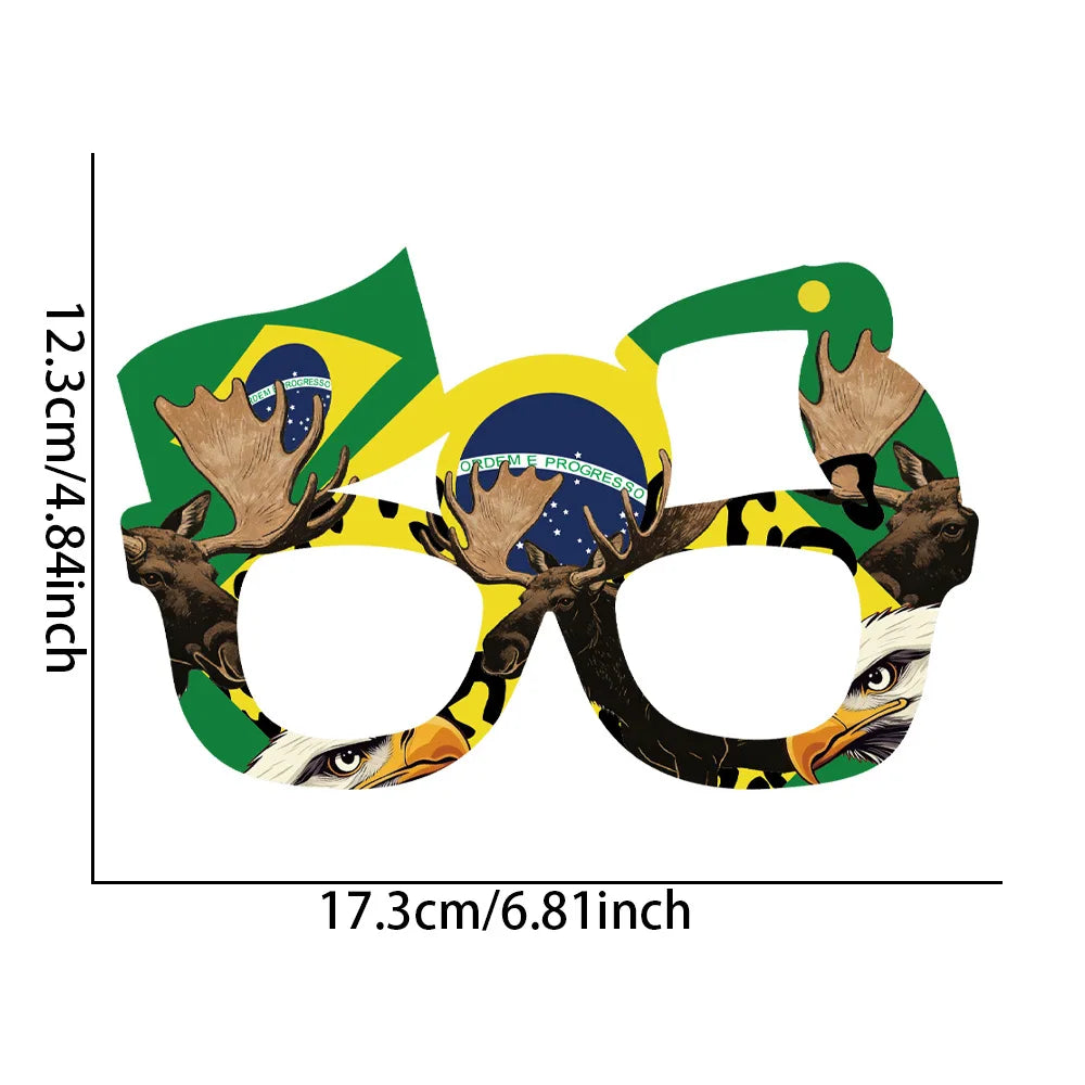 2026 World Football Competition Flag Glasses - نظارات مشجعي كرة القدم 2026 بتصميم أعلام الدول