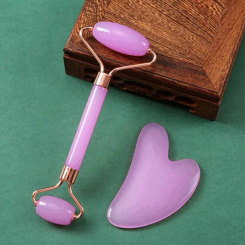 Facial Roller & Gua Sha Set