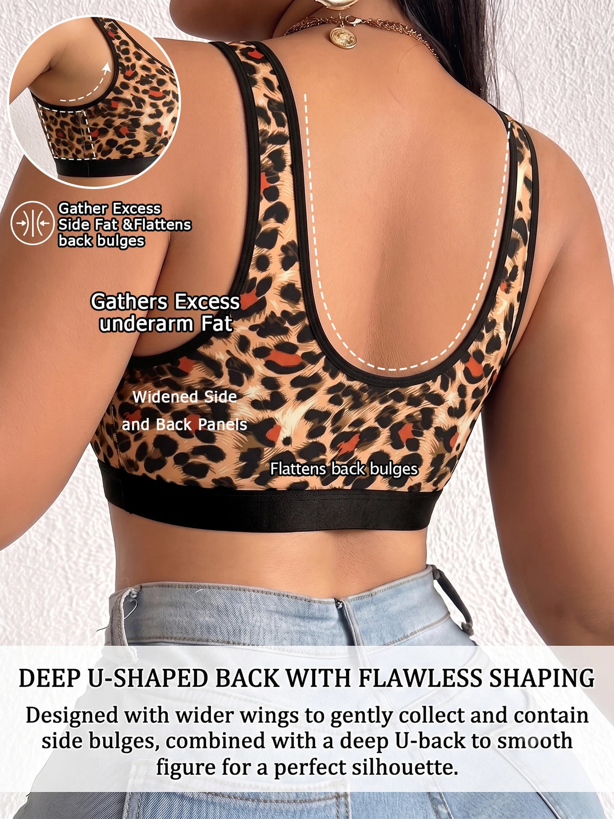 Full Cup Plus Size Women Bra Front Closure Wireless Unlined Thin Cup Gathering Brassiere Comfort Side Support Everyday Bra